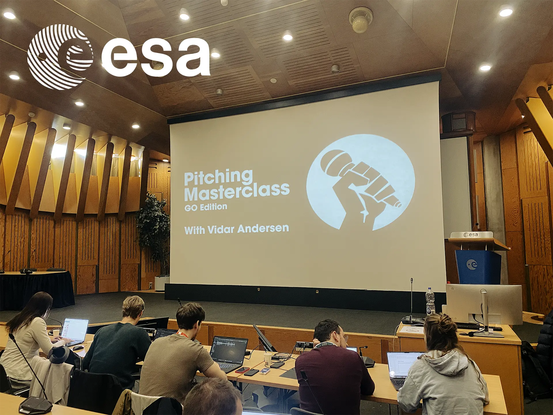 Pitching Masterclass for GOs at ESA - European Space Agency's Gravity Assist