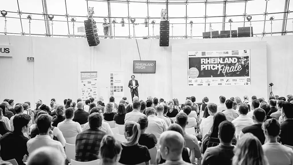 Image of a Rheinland Pitch finals event